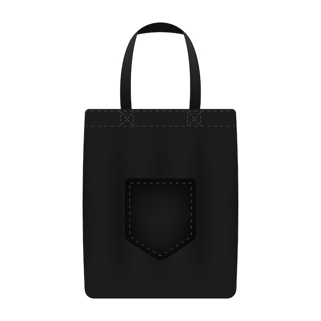 Tote bags with pocket Fabric reusable ecofriendly shopping canvas textile carry sustainable black red beige minimalist accessory fashion simple practical branding