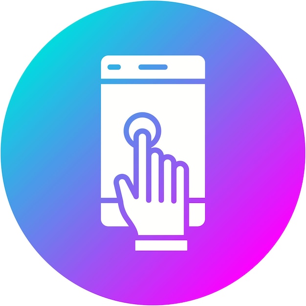 Touch Screen vector icon Can be used for User Experience iconset