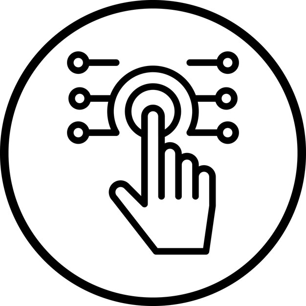 Touch Technology Icon Style