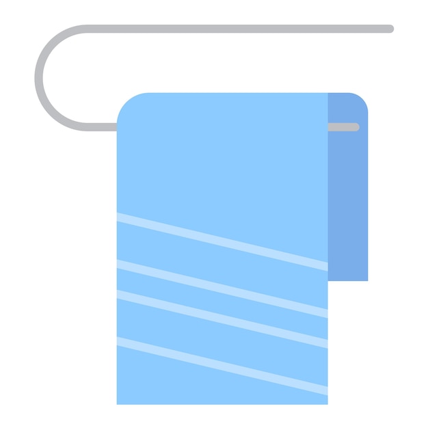 Towel Flat Illustration