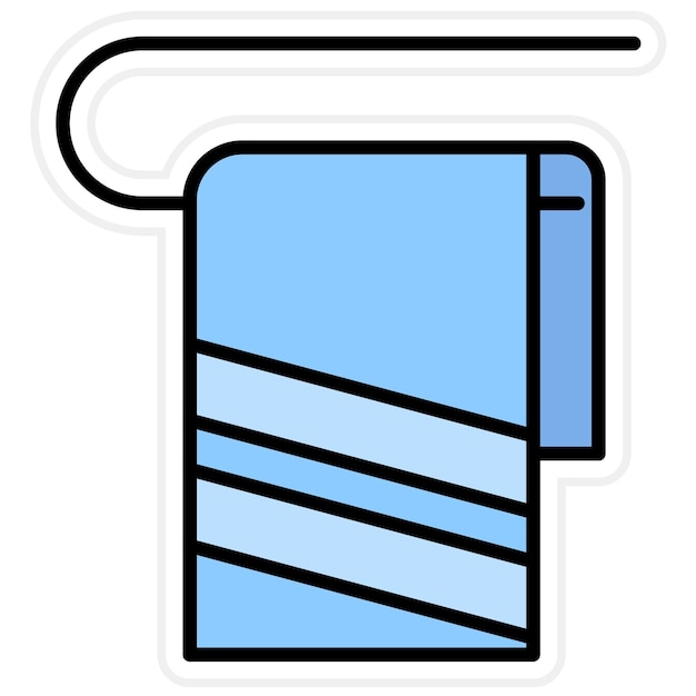 Towel icon vector image Can be used for Hygiene Routine