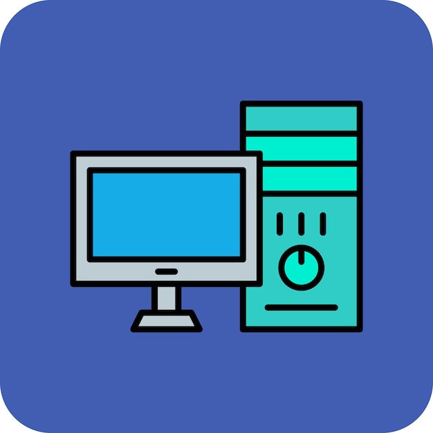 Tower Computer Icon