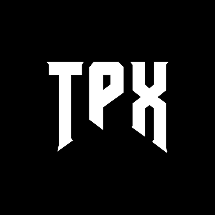 Vektor tpx letter logo design for technology company tpx logo design black and white color combination tpx logo tpx vector tpx design tpx icon tpx alphabet tpx typography logo design