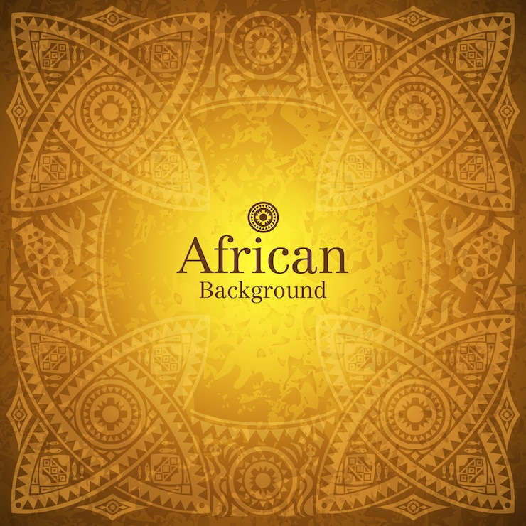 Vektor traditional african background
