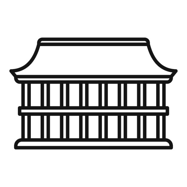 Traditional japanese house showing asian architecture