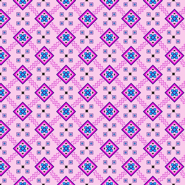 Traditional oriental ethnic geometric pattern design for background