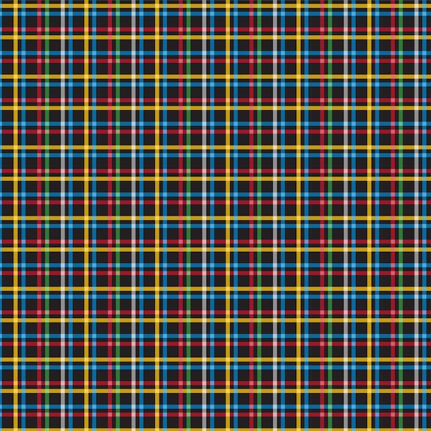 Traditional Scottish Checker Tartan Pattern Background