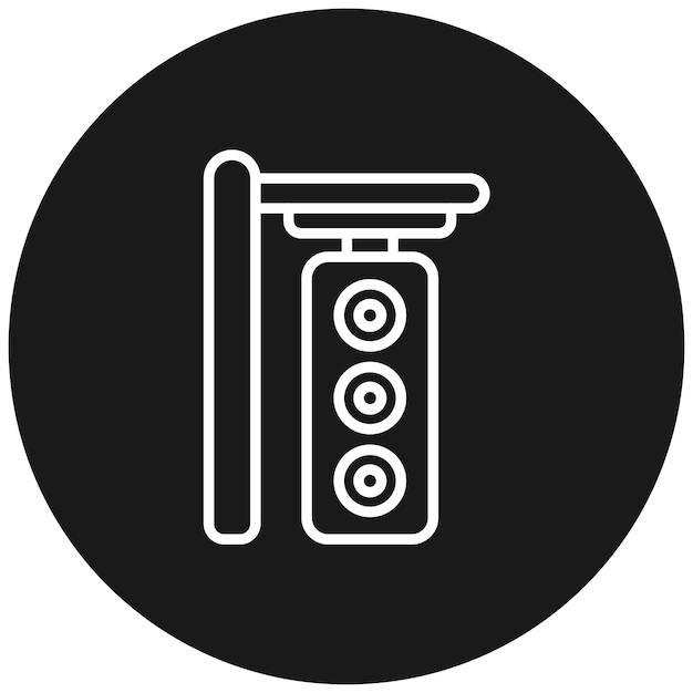 Traffic Light vector icon Can be used for Map and Navigation iconset