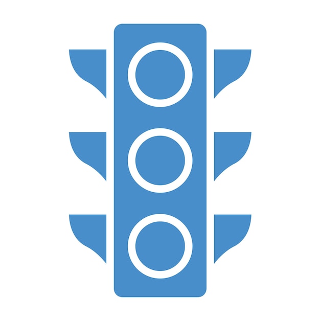 Traffic lights Vector Icon Design Illustration