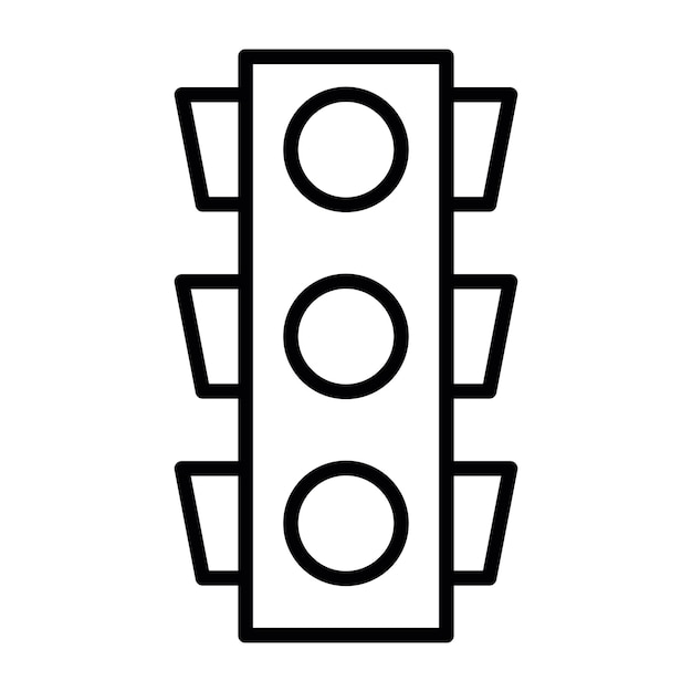 Traffic Signal Vector Illustration