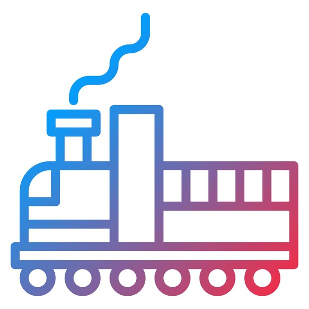 train icon vector image can be used for railway