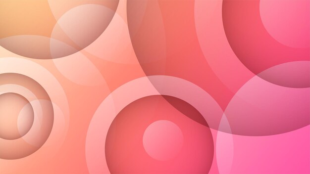 Transparant Lens Peach Colorful Abstract Geometric Design Background