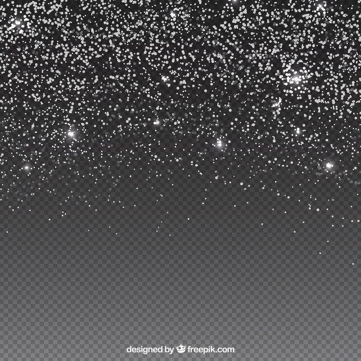 Vektör transparent glitter background