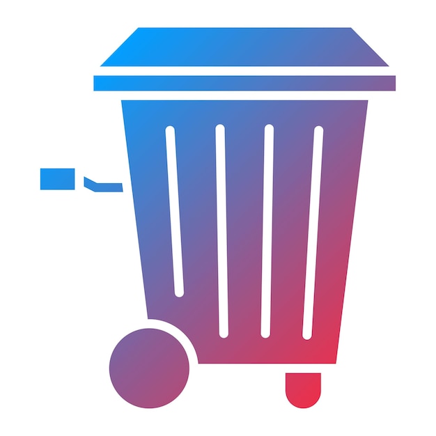 trash bin icon vector image can be used for hygiene routine