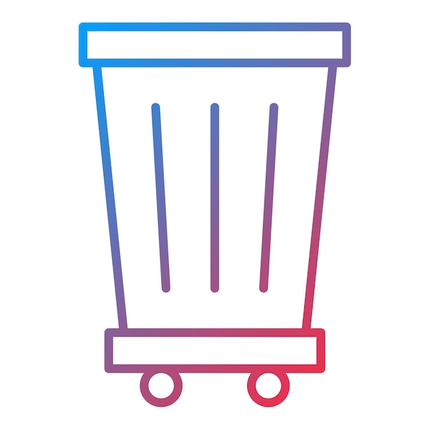 Trash Can icon vector image Can be used for City Elements
