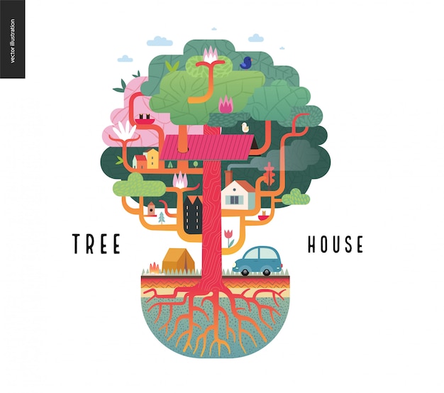 Tree house concept 