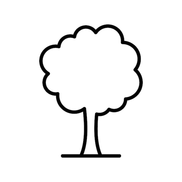 Tree icon logo set vector