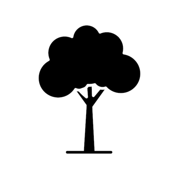 tree icon vector design template in white background