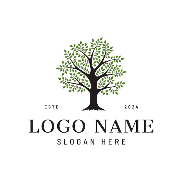 Tree logo concept Tree of life design inspiration