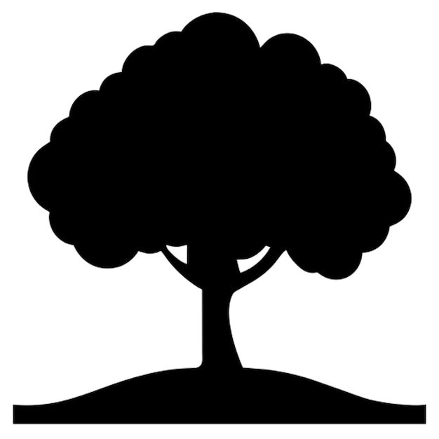 tree silhouette icon