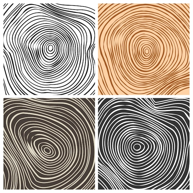 Tree trunk cut textures pine or oak slice sawn timber wood brown wooden texture with tree rings hand