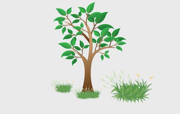tree vector design eps background