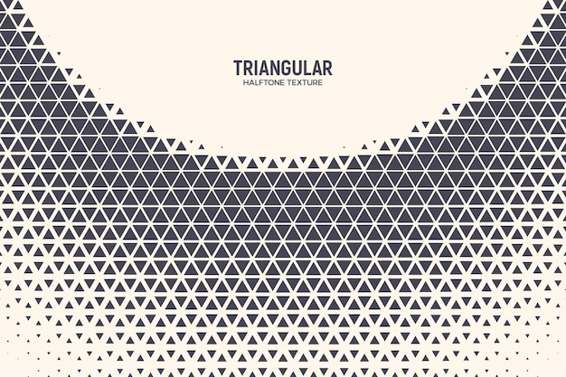 Trekantet halftone abstrakt teknologibaggrund