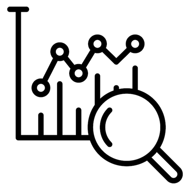 Trend analysis icon vector image Can be used for Thought Leadership