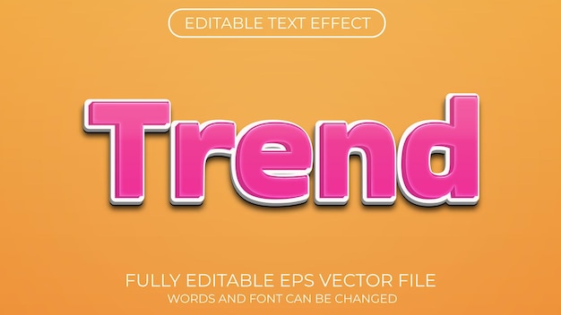 Trend metin efekti