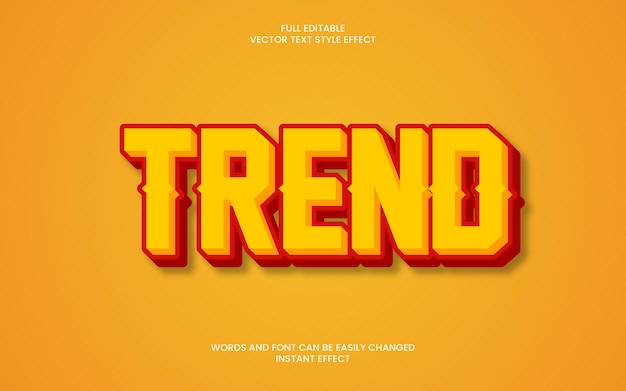 trend text effect