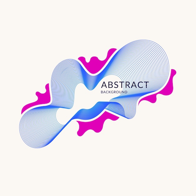 trendy abstract art geometric background with flat, minimalistic style. vector poster with elements for design