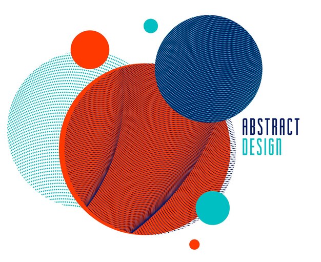 trendy abstract vector background, dotted circles composition, particles array flow textures, modern abstract template for banners posters or ads.