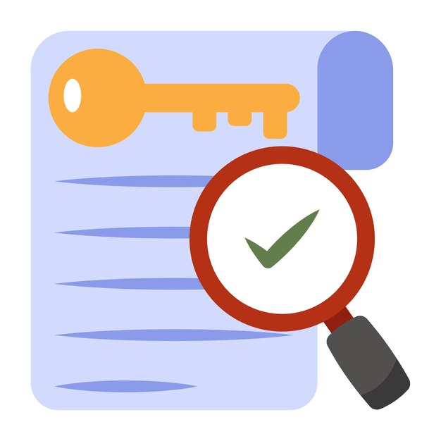 Trendy design icon of keyword research