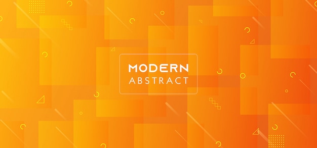 Trendy geometrisk baggrund med kreativ orange og gul farve