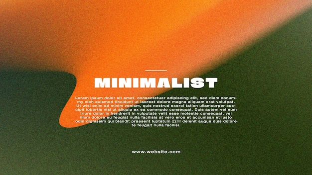Trendy Gradient grainy texture Soft gradient backdrop with place for text
