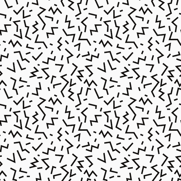 Trendy zigzag fabric pattern design
