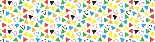 triangle colorfull seamless pattern fun happy vibes
