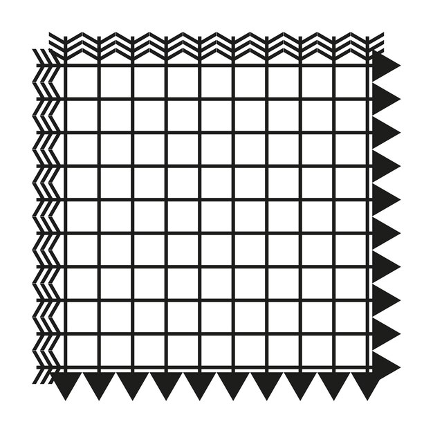 triangle edge frame geometric vector shape black and white design abstract border symbol