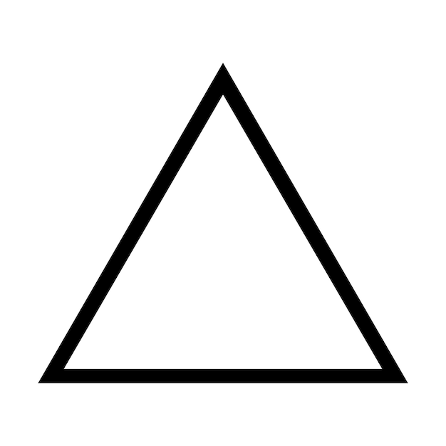 triangle icon vector illustration design template