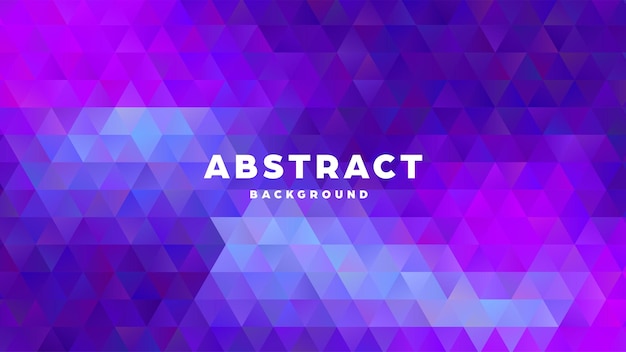 triangle polygonal abstract background colorful gradient design low poly shape banner vector
