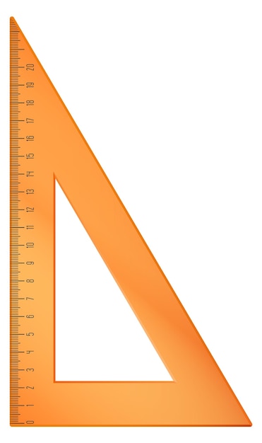 triangle ruler geometry school tool math instrument