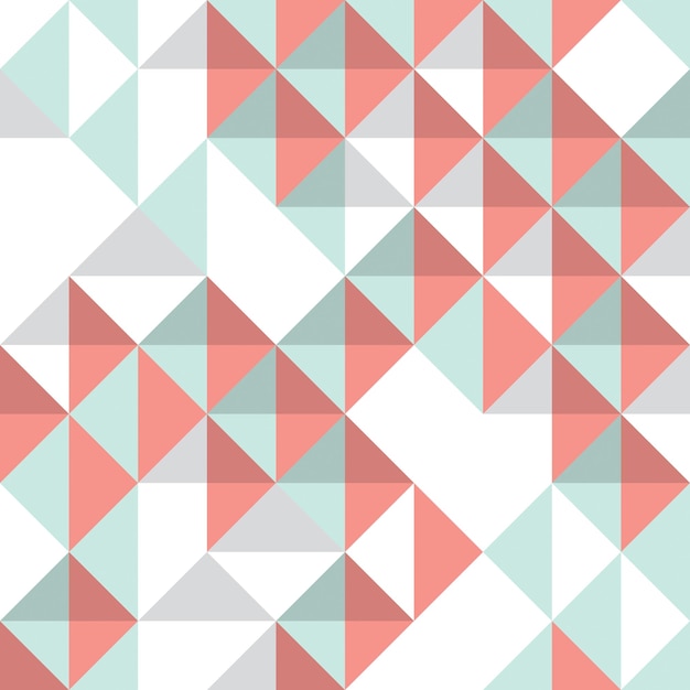 triangles and rhombs geometric abstract trendy seamless pattern, vector funky background. usable for fabric, wallpaper, wrapping, web and print.
