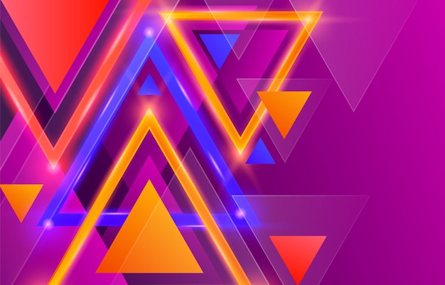 Triangular Gradient Light background