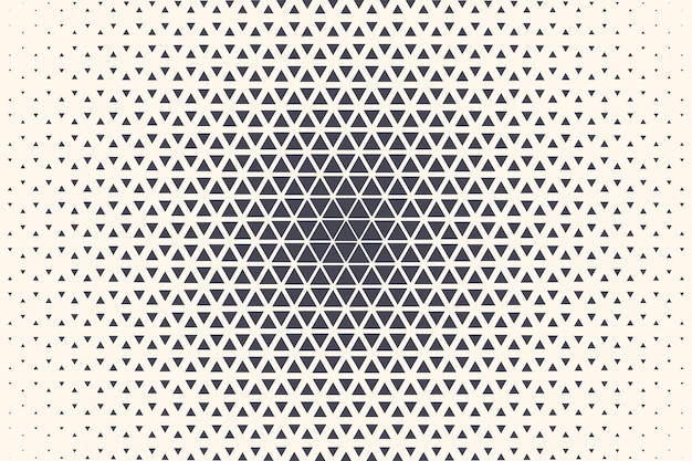 triangular halftone pattern radial texture abstract background