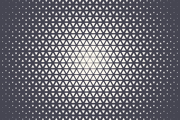 triangular halftone texture vector geometric technology abstract background. half tone triangles retro colored pattern. minimal 80s style dynamic tech structure wallpaper
