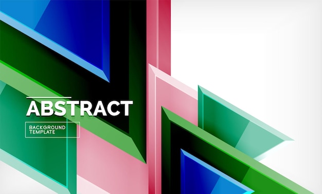 triangular low poly background design multicolored triangles