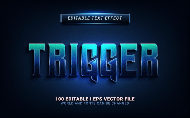 Trigger text effect