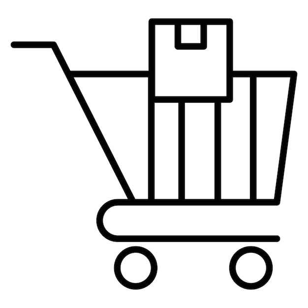 Trolley Vector Illustration Style