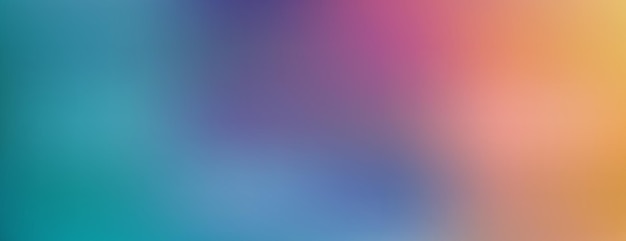 Tropical Sunset Abstract Banner