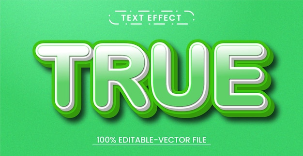 true editable 3d text effect with smart object premium psd